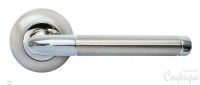 Дверные ручки Rucetti Модель 2 Хром-Никель (RAP 2, SN/CP, Италия)