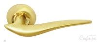 Дверные ручки Rucetti Модель 4 Матовое золото (RAP 4, PG, Италия)