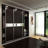 Гардеробная из ДСП + зеркало