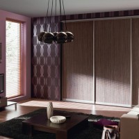 Шкаф-купе для гостиной из ДСП