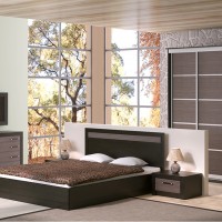 Шкаф-купе в спальню из ДСП