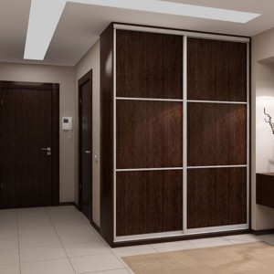Красивый шкаф-купе в прихожей